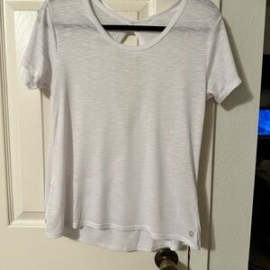 White Short Sleeve Women's Top